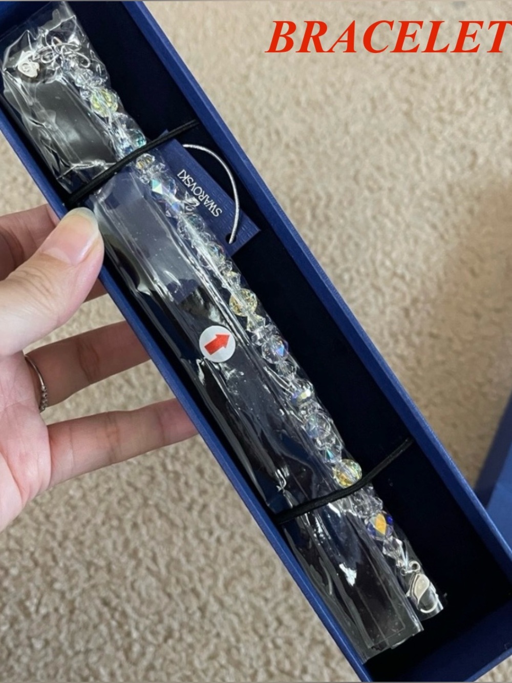 Authentic Swarovski Beaded Aurora Borealis Necklace. BNIB. RARE FIND. - Picture 7 of 10